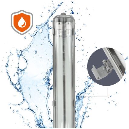 LED Technické zářivkové svítidlo T8 2xG13/18W/230V 6500K IP65 127 cm