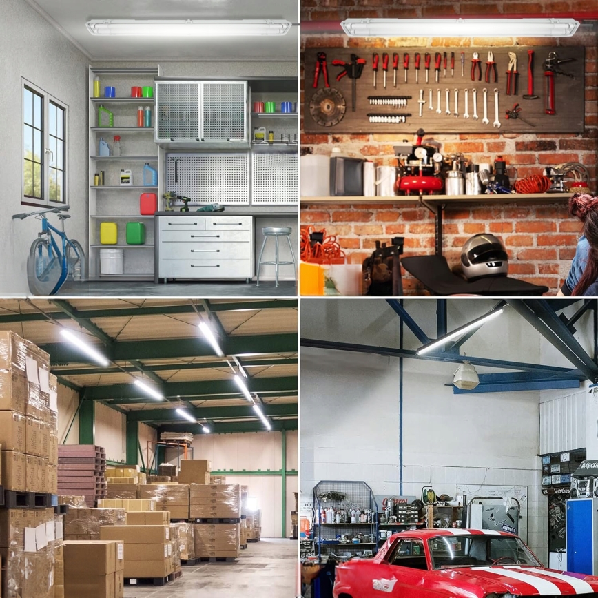 LED Technické zářivkové svítidlo T8 2xG13/20W/230V 6500K 120 cm IP65 bílá