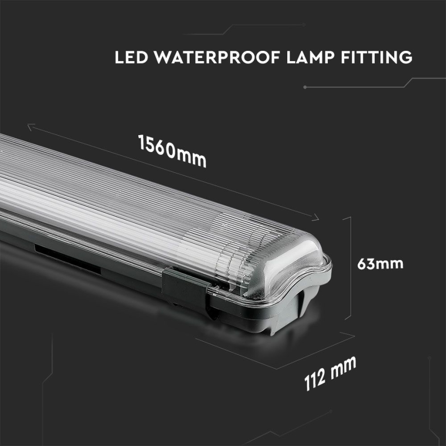 LED Technické zářivkové svítidlo T8 2xG13/22W/230V IP65 4000K 156 cm