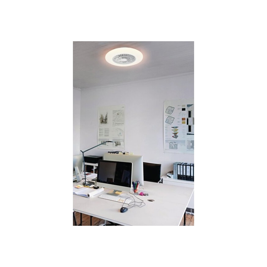 LED UVC Stmívatelné stropní svítidlo s ventilátorem SMART+ LED/68W/230V 2700-6500K Wi-Fi + dálkové ovládání