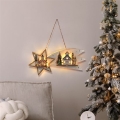 LED Vánoční dekorace 10xLED/2xAA kometa