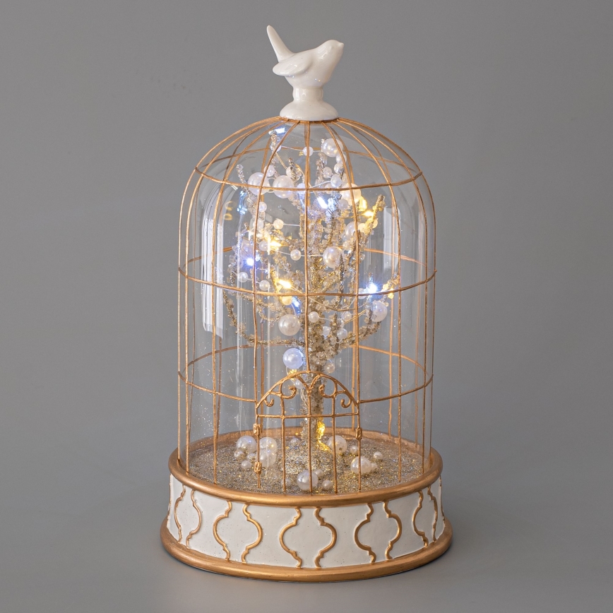 LED Vánoční dekorace 12xLED/3xAAA teplá bílá