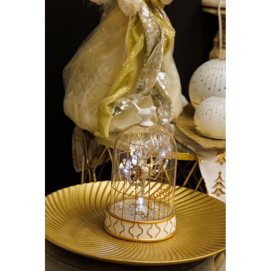 LED Vánoční dekorace 12xLED/3xAAA teplá bílá