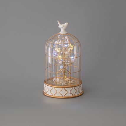 LED Vánoční dekorace 12xLED/3xAAA teplá bílá