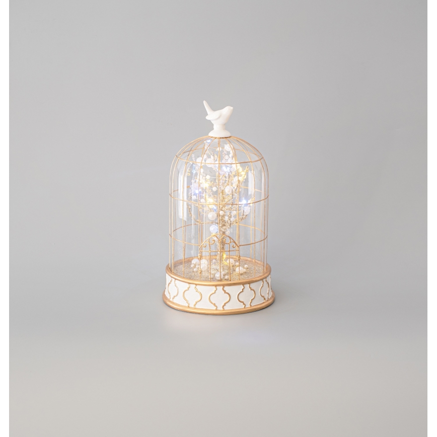 LED Vánoční dekorace 12xLED/3xAAA teplá bílá