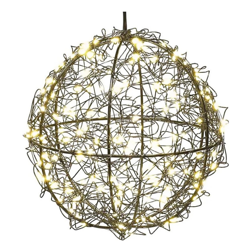 LED Vánoční dekorace 200xLED/230V pr. 20 cm
