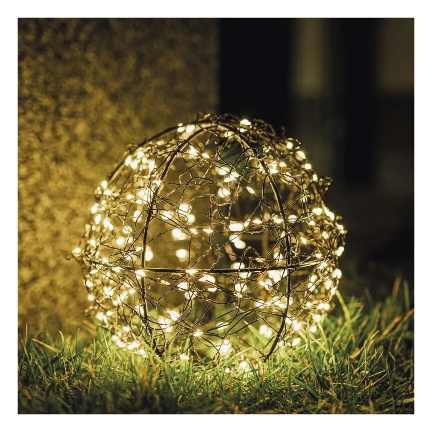 LED Vánoční dekorace 200xLED/230V pr. 20 cm