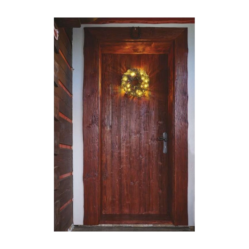 LED Vánoční dekorace 20xLED/2xAA pr. 38 cm