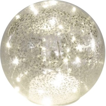 LED Vánoční dekorace 20xLED/3xAA koule pr. 15 cm