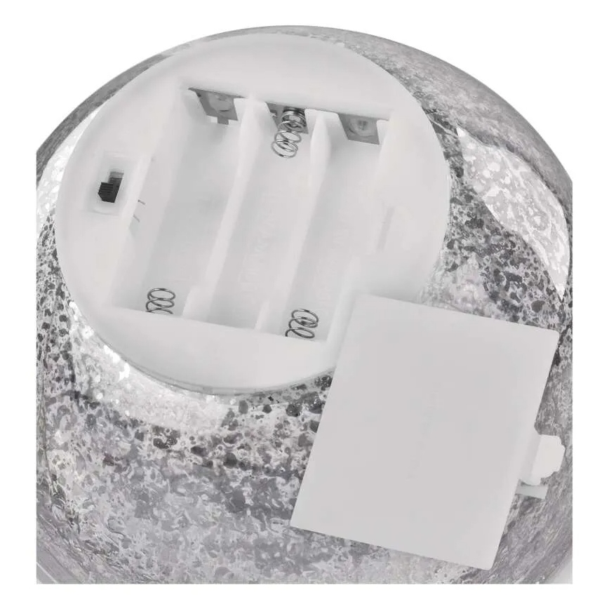 LED Vánoční dekorace 20xLED/3xAA koule pr. 15 cm