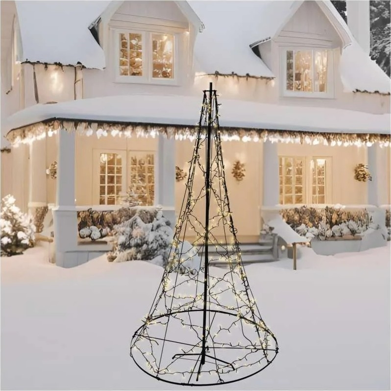 LED Vánoční dekorace 480xLED/230V IP44 180 cm