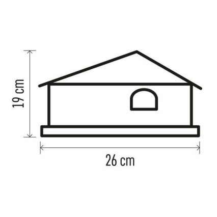 LED Vánoční dekorace 5xLED/3xAA