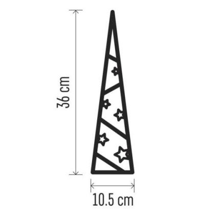 LED Vánoční dekorace 8xLED/2xAA