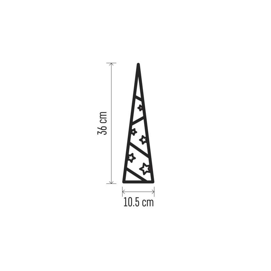 LED Vánoční dekorace 8xLED/2xAA