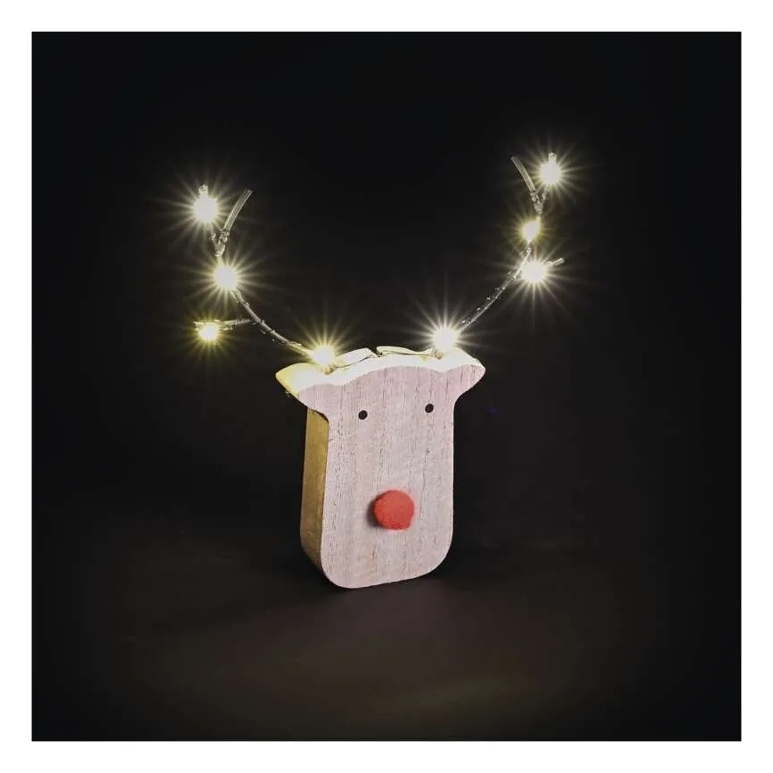 LED Vánoční dekorace 8xLED/2xAAA sob