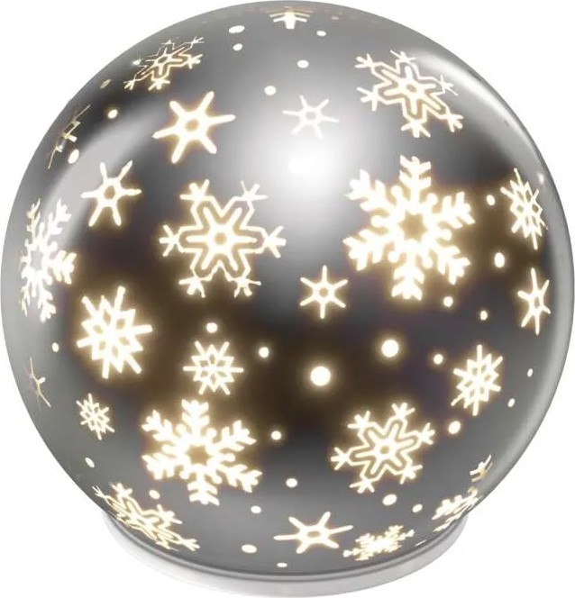 LED Vánoční dekorace LED/0,3W/3xAA koule pr. 12 cm