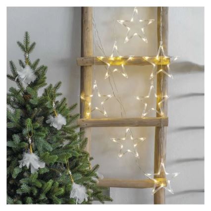 LED Vánoční dekorace LED/0,3W/3xAA koule pr. 12 cm