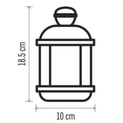 LED Vánoční dekorace LED/1xCR2032 teplá bílá