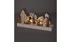 LED Vánoční dekorace LED/2xAA dřevo