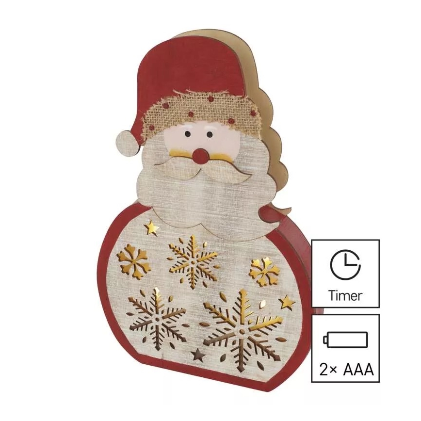 LED Vánoční dekorace LED/2xAAA Santa