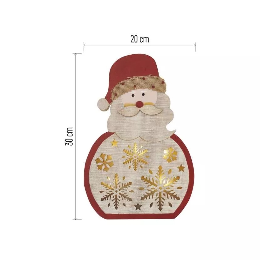 LED Vánoční dekorace LED/2xAAA Santa