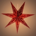 LED Vánoční dekorace LED/3xAA hvězda červená
