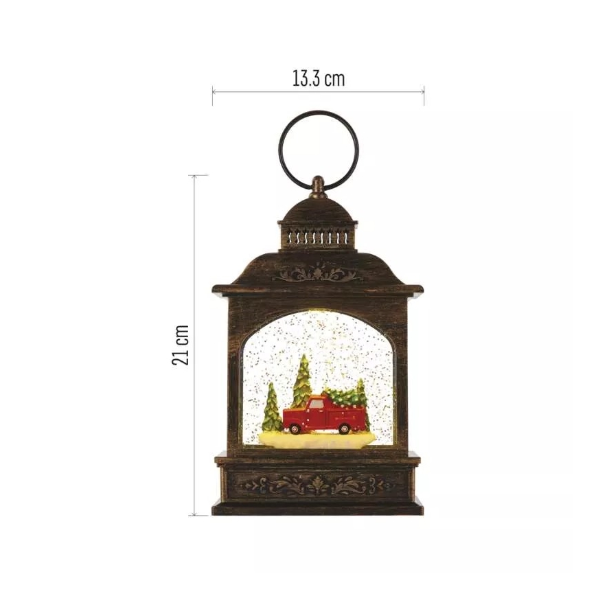 LED Vánoční dekorace LED/3xAA lucerna