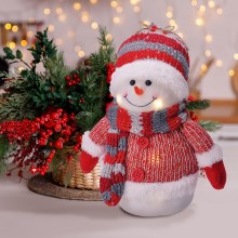 LED Vánoční dekorace LED/3xAA sněhulák