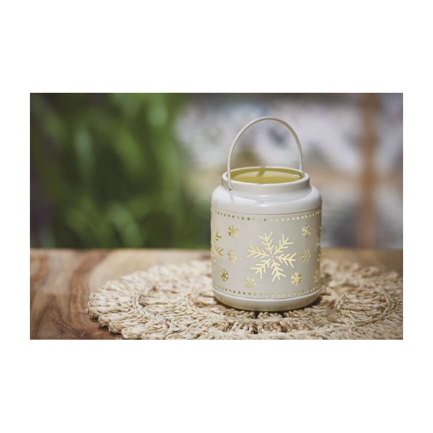 LED Vánoční dekorace LED/3xAAA bílá