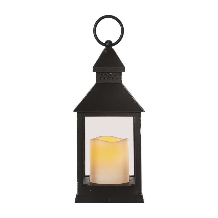 LED Vánoční dekorace LED/3xAAA černá