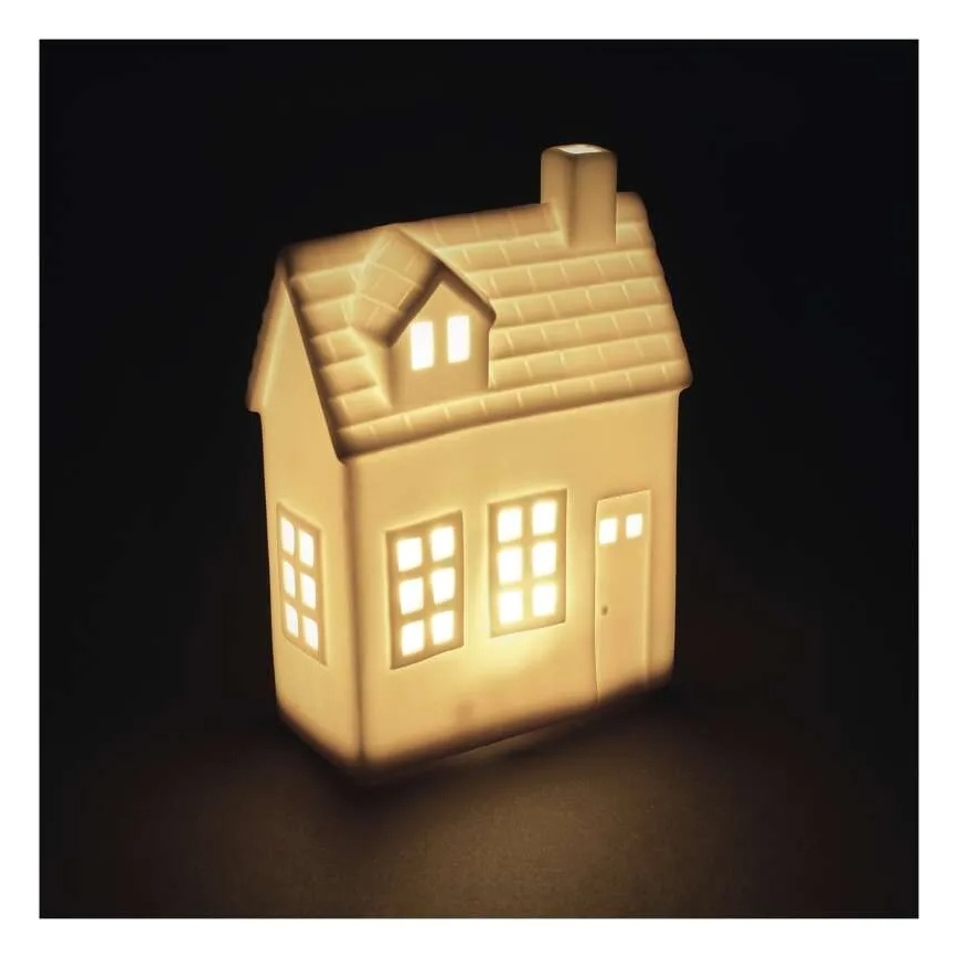 LED Vánoční dekorace LED/CR2032 domek