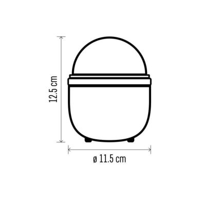 LED Vánoční projektor LED/3xAA