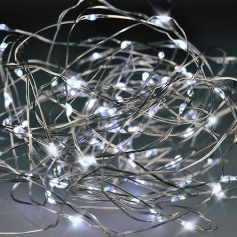 LED Vánoční řetěz 10 m LED/3xAA