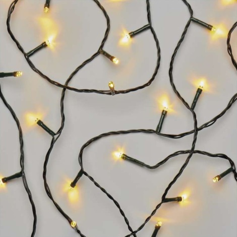 LED Vánoční řetěz 100xLED 6,5m teplá bílá