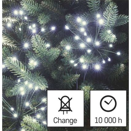 LED Vánoční řetěz 150xLED/5,35m studená bílá