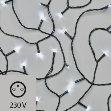 LED Vánoční řetěz 200xLED 11,5m studená bílá