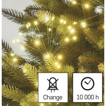 LED Vánoční řetěz 300xLED/8,2m teplá bílá