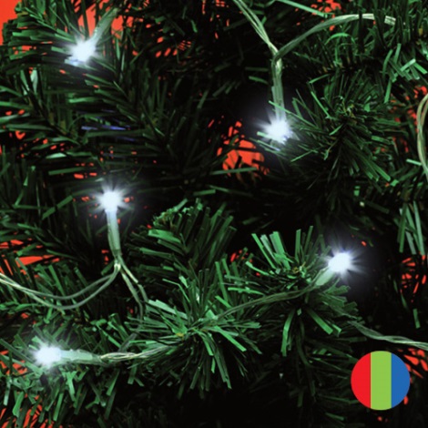 LED Vánoční řetěz 30xLED 2,9m multicolor