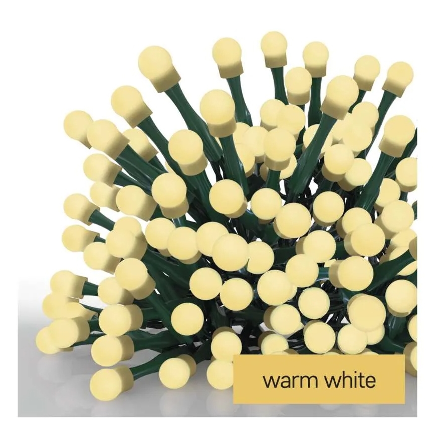 LED Vánoční řetěz 480xLED/8 funkcí 53m IP44 teplá bílá