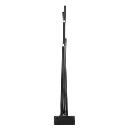 LED Vánoční svícen 6xLED/2xAA černá