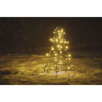 LED Vánoční venkovní dekorace 90xLED/1,2W/230V IP44 stromek