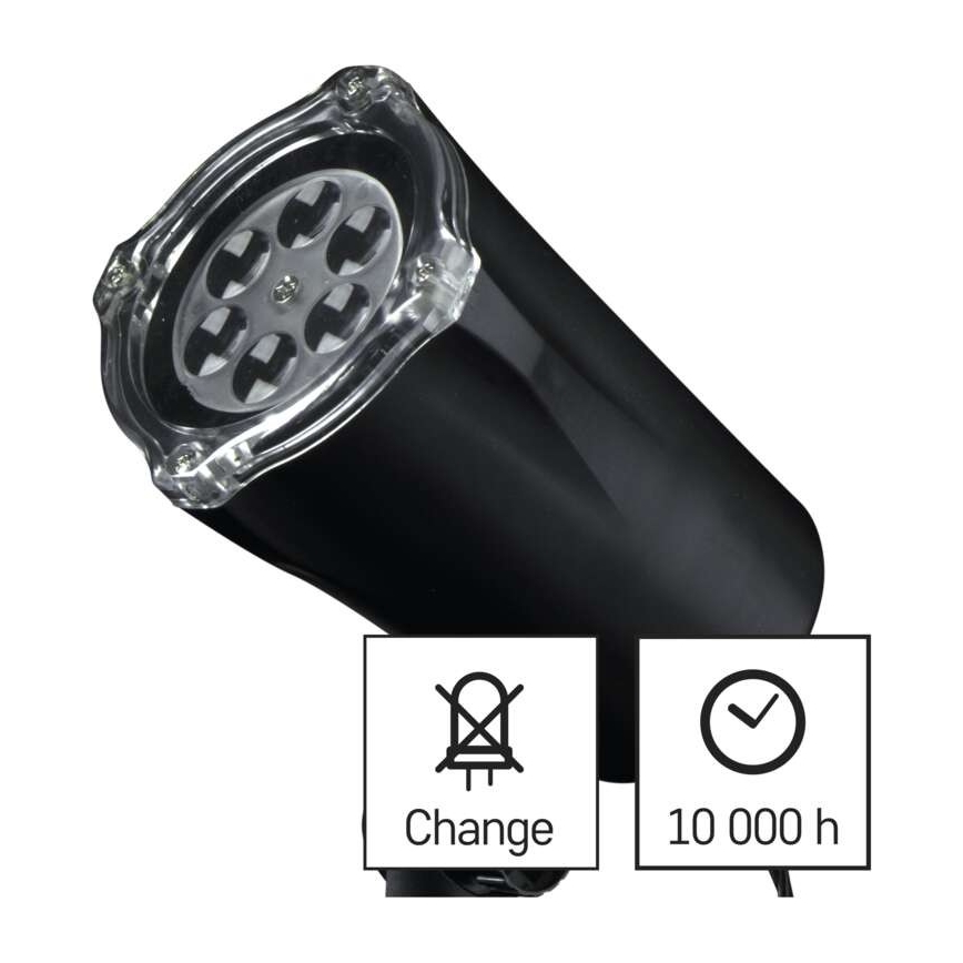 LED Vánoční venkovní projektor LED/3,6W/230V IP44 bílá
