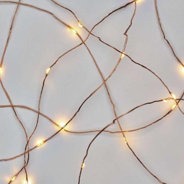 LED Vánoční venkovní řetěz 100xLED/15m IP44 teplá bílá