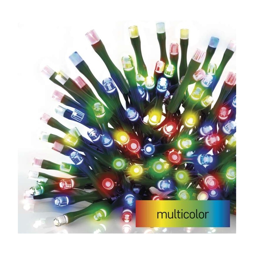 LED Vánoční venkovní řetěz 120xLED/8 módů 17m IP44 multicolor