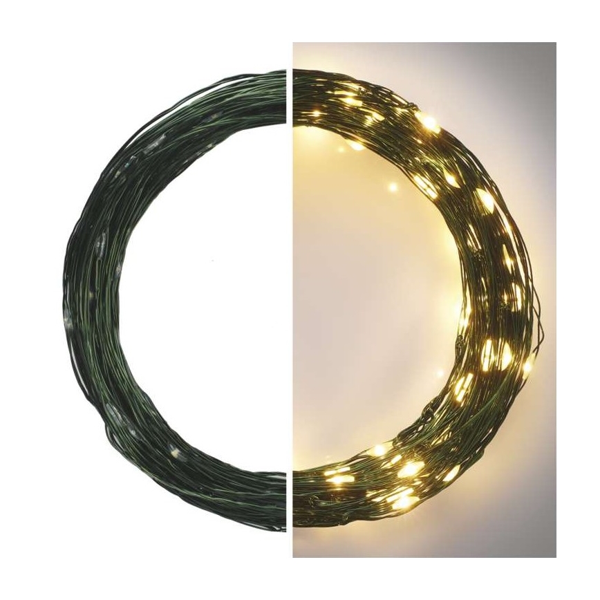 LED Vánoční venkovní řetěz 150xLED/20m IP44 teplá bílá