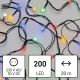 LED Vánoční venkovní řetěz 200xLED/25m IP44 multicolor