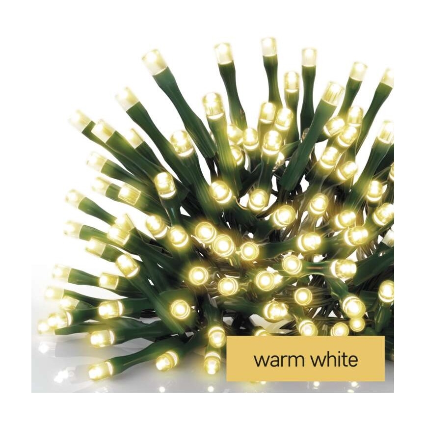 LED Vánoční venkovní řetěz 240xLED/29m IP44 teplá bílá