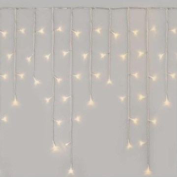 LED Vánoční venkovní řetěz 300xLED/8 módů 10m IP44 teplá bílá + dálkové ovládání