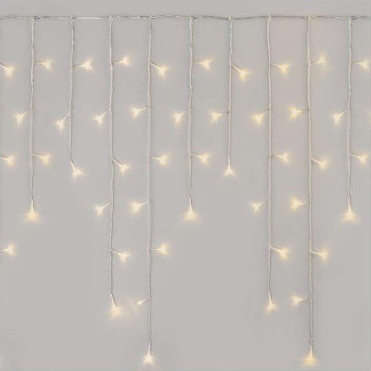 LED Vánoční venkovní řetěz 300xLED/8 módů 10m IP44 teplá bílá + dálkové ovládání