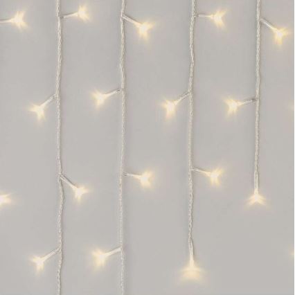 LED Vánoční venkovní řetěz 300xLED/8 módů 10m IP44 teplá bílá + dálkové ovládání